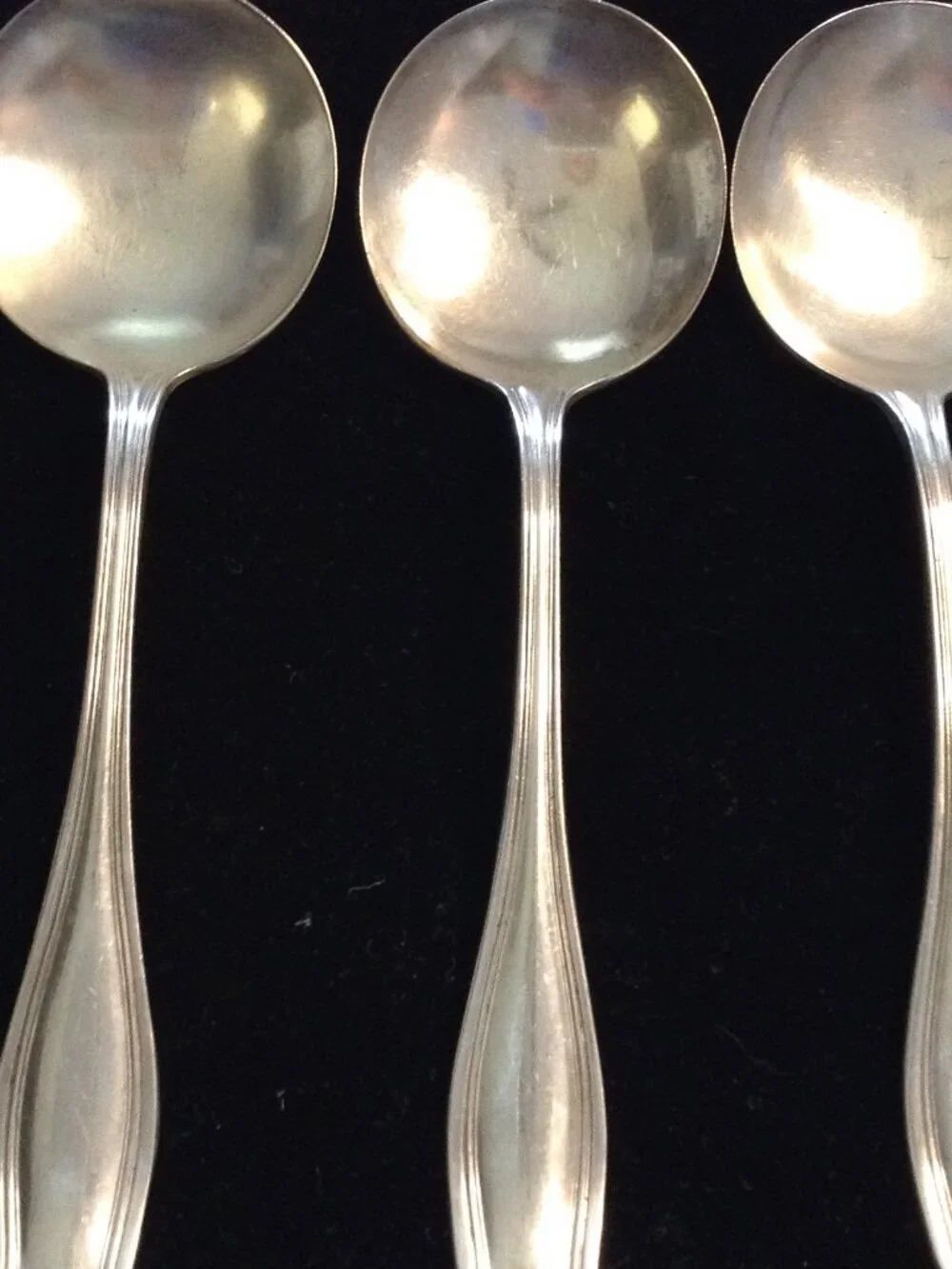 6 Pc Lot of EP Serving Spoons Reed & Barton Wm Rodgers Patterns Traditional